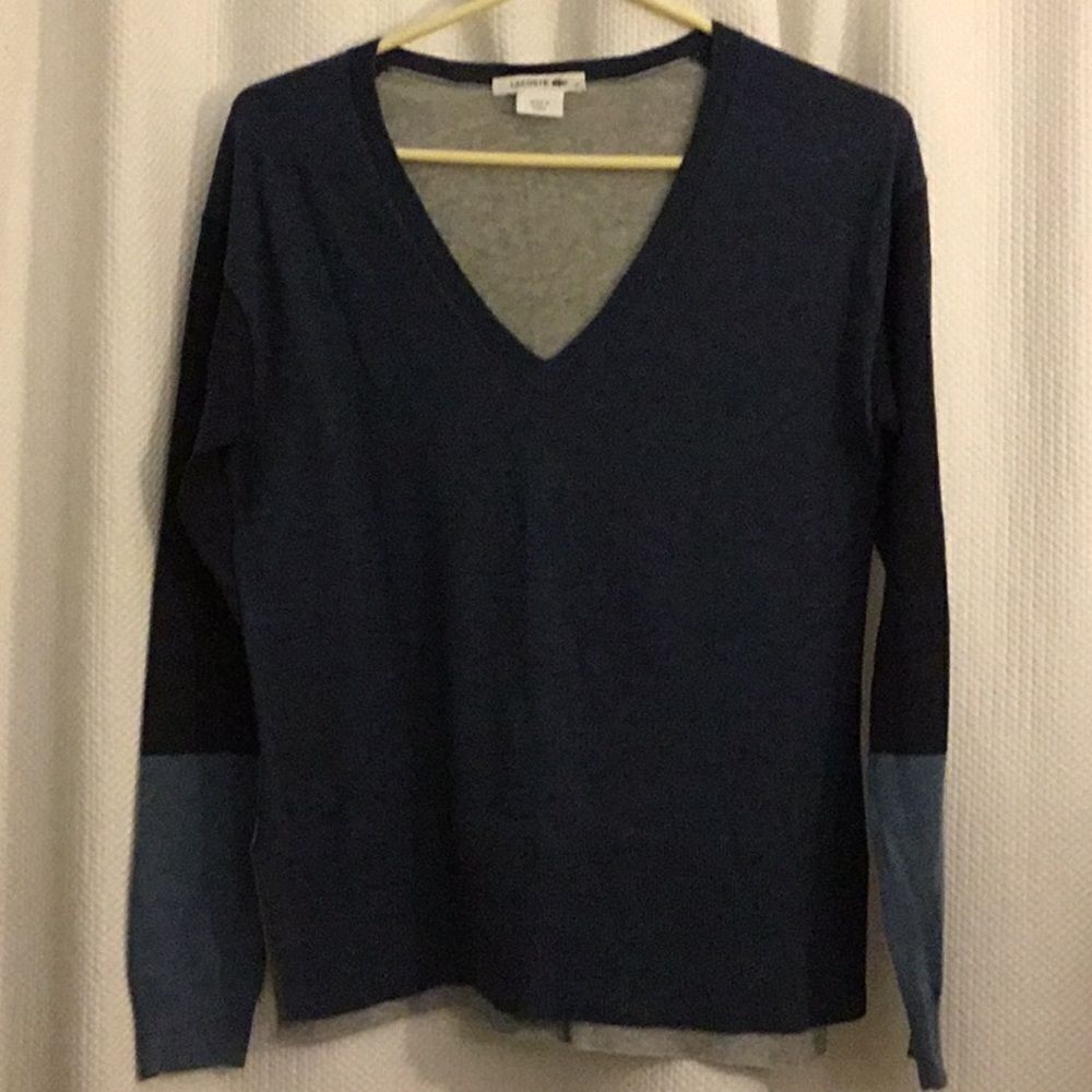  LACOSTE sweater VINTAGE Womans